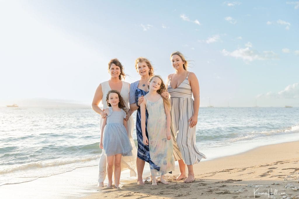 A Remarkable Anniversary - Okane-Roney's Maui Family Portraits