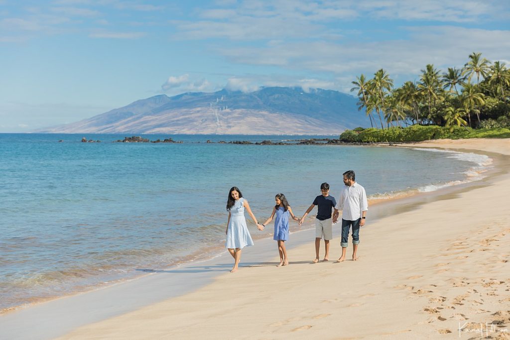 family portrait photographers Maui Southside Beach