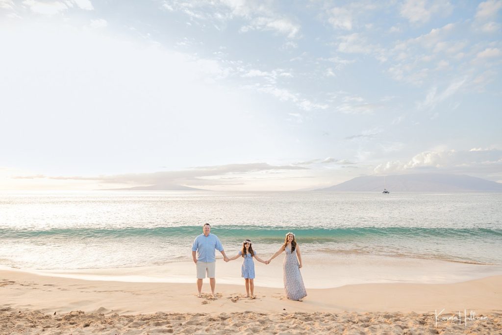 Maui family beach portraits