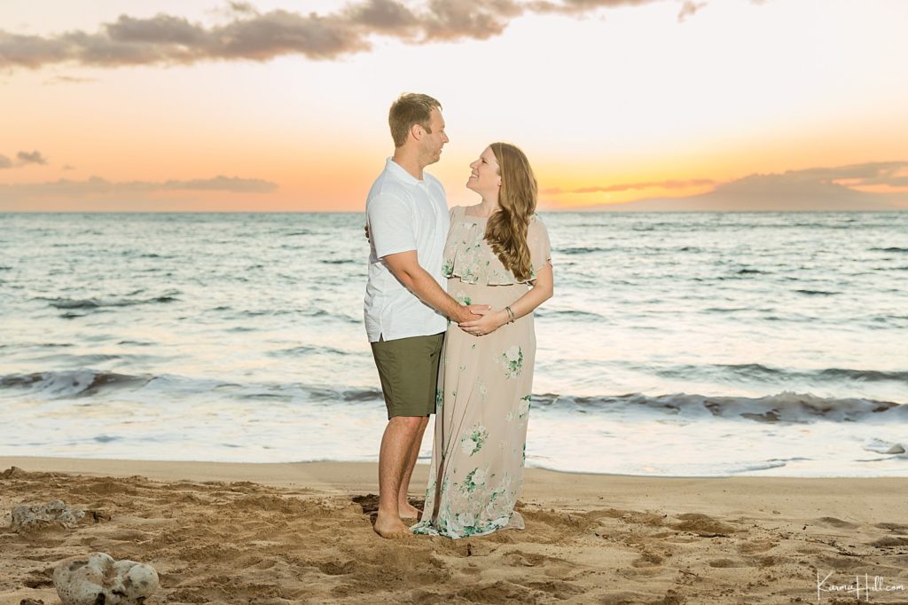 best beaches in maui for sunset portraits