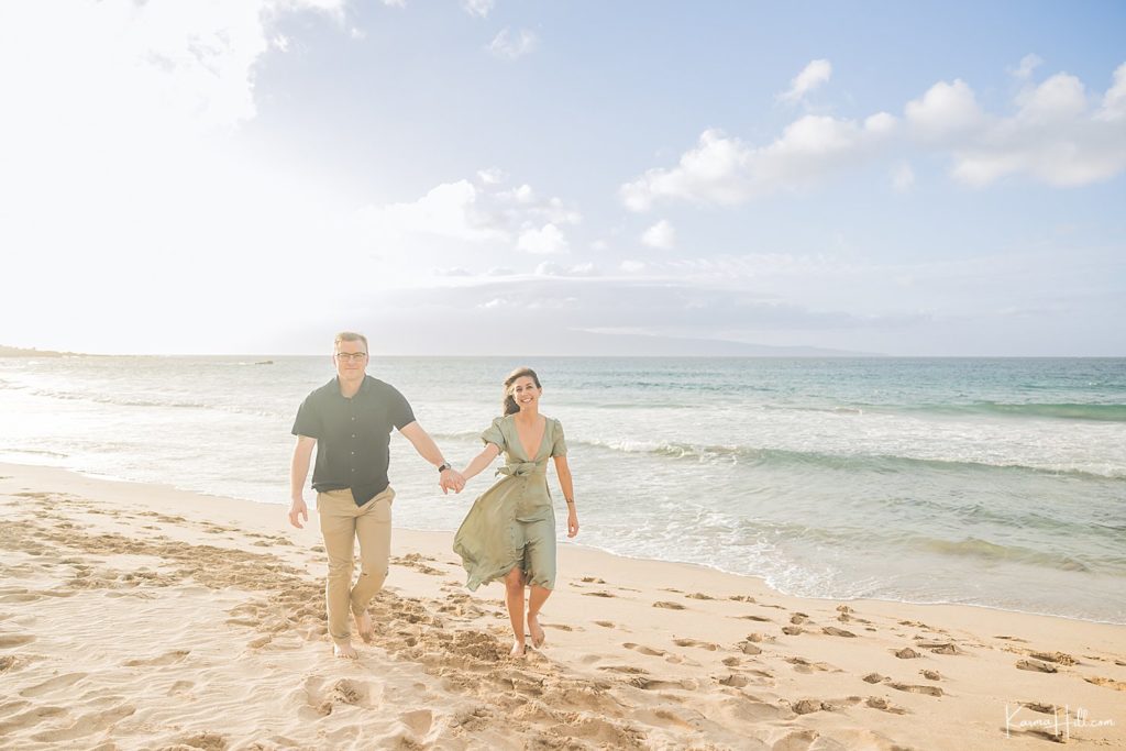 Maui couples beach portraits
