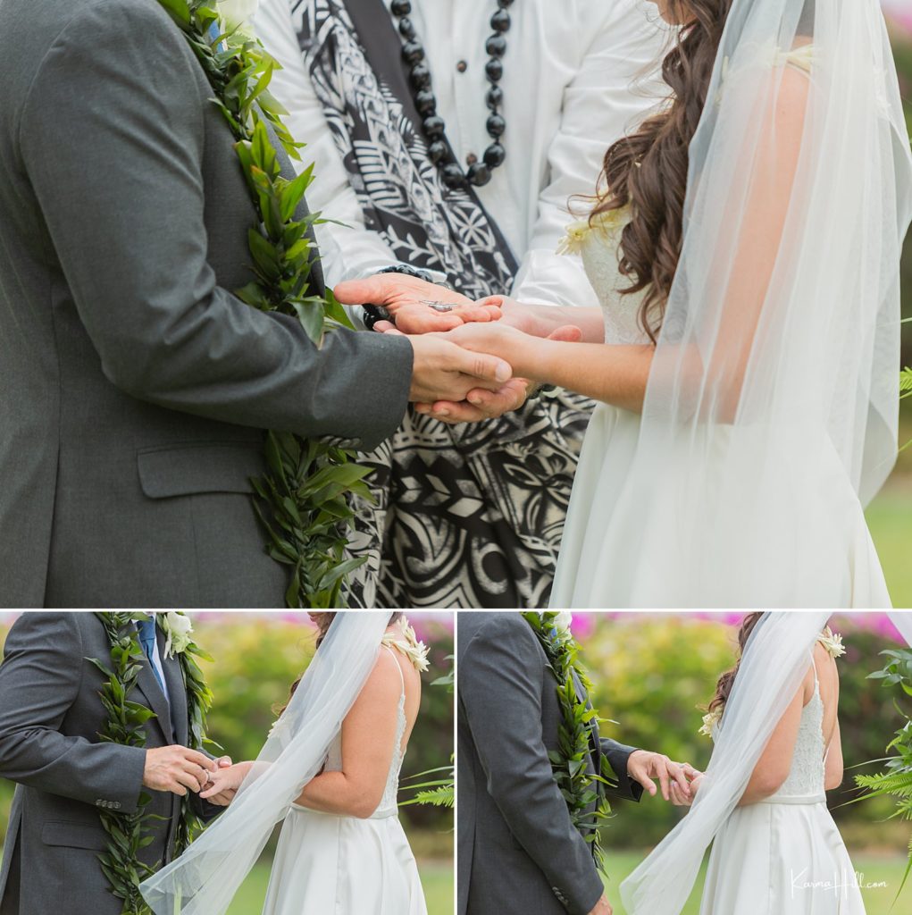 hawaii Wedding detail photography