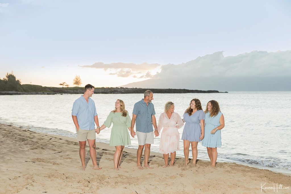 sunset Maui family photographers