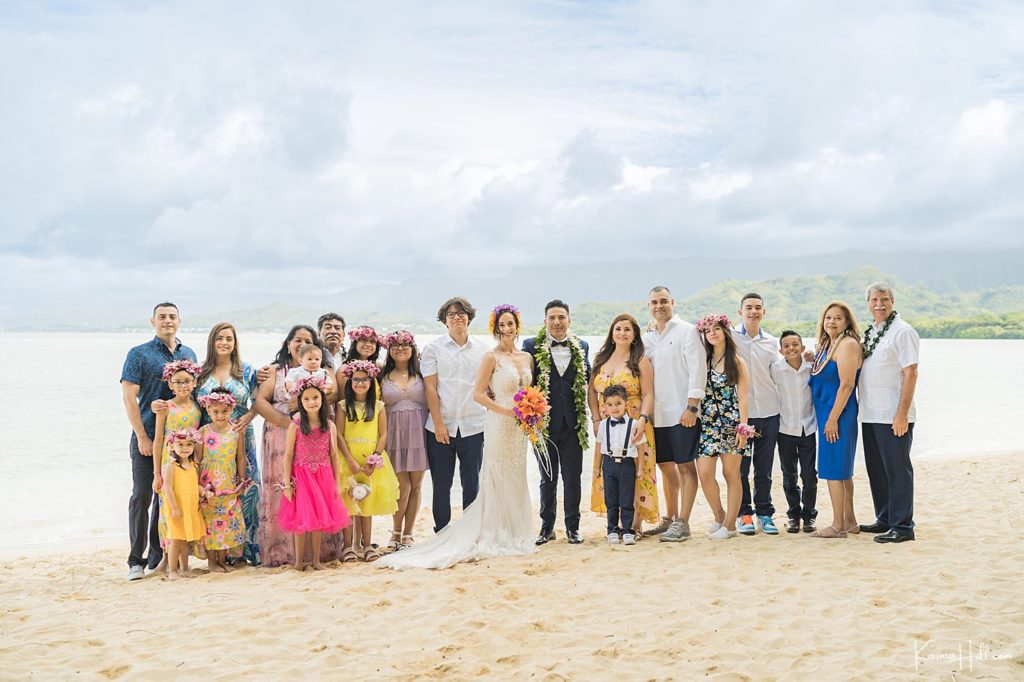 oahu family wedding photography