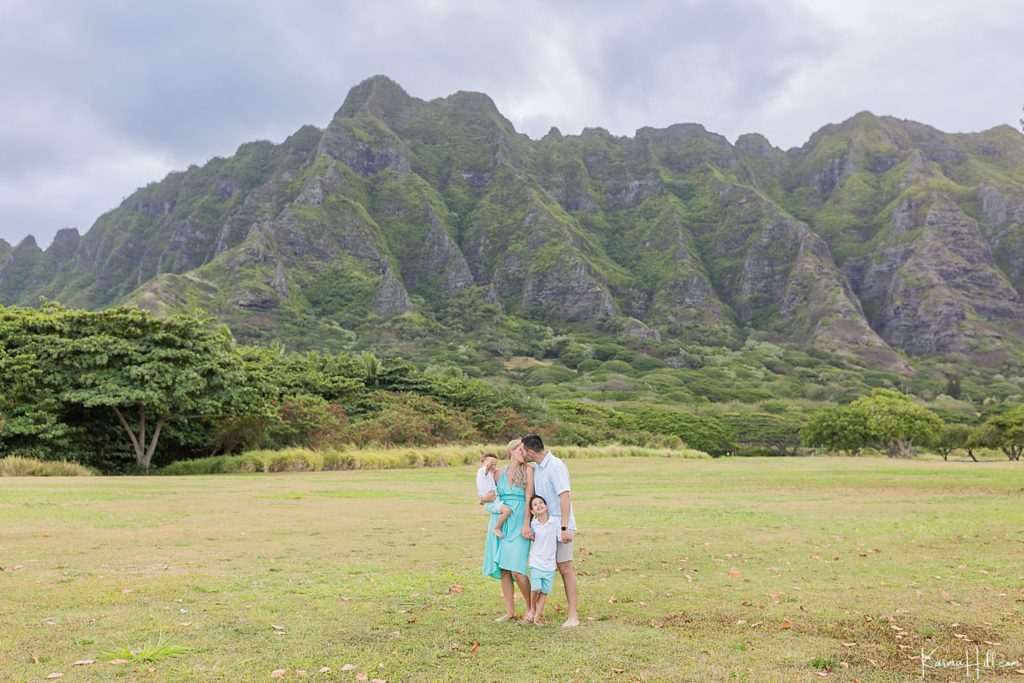family portraits on Oahu