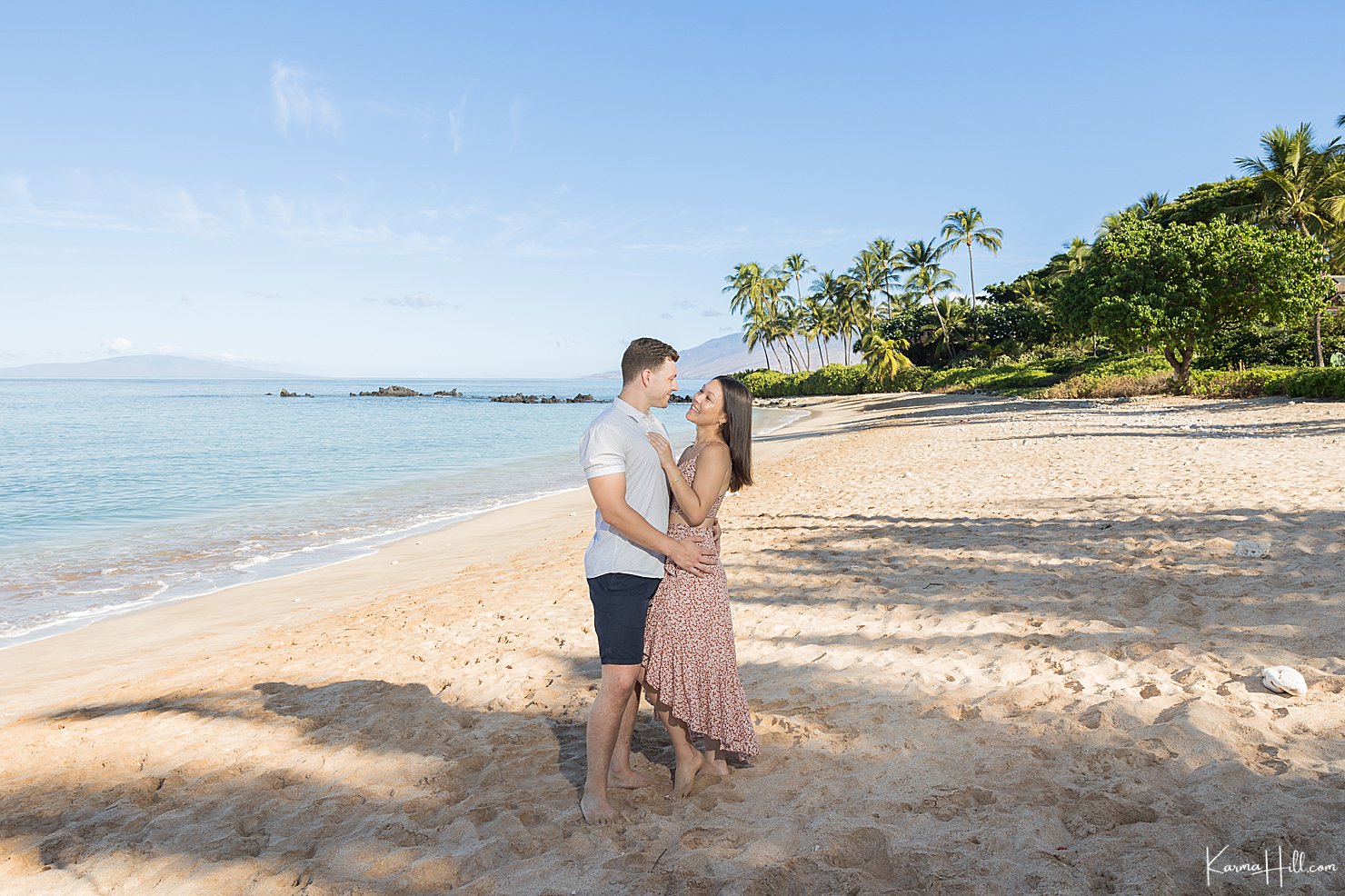 Maui proposal photographer on the beach