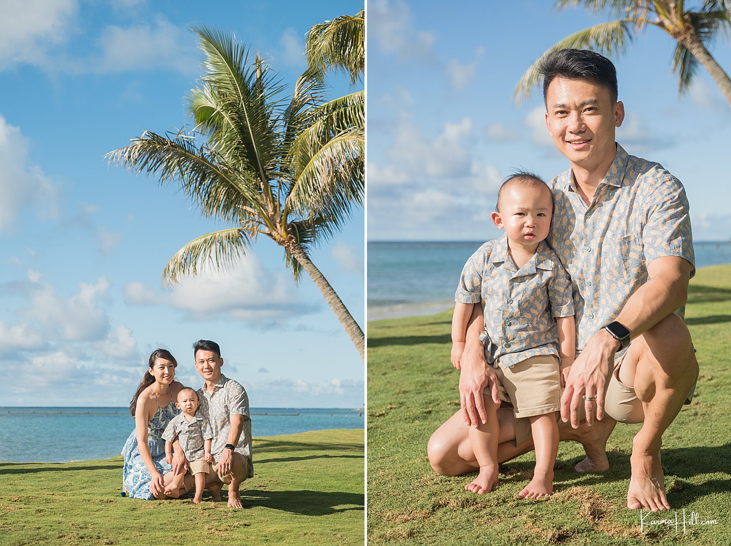 Oahu Family Portraits with a toddler