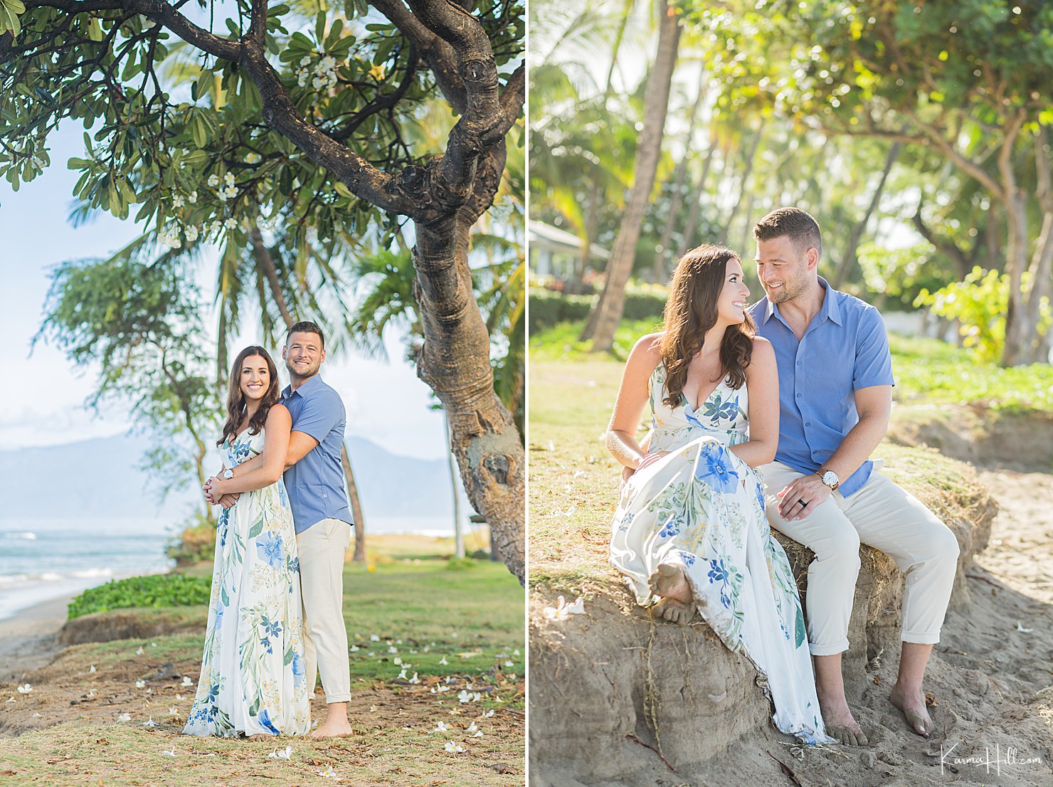 Maui couples photographer at Baby Beach Lahaina