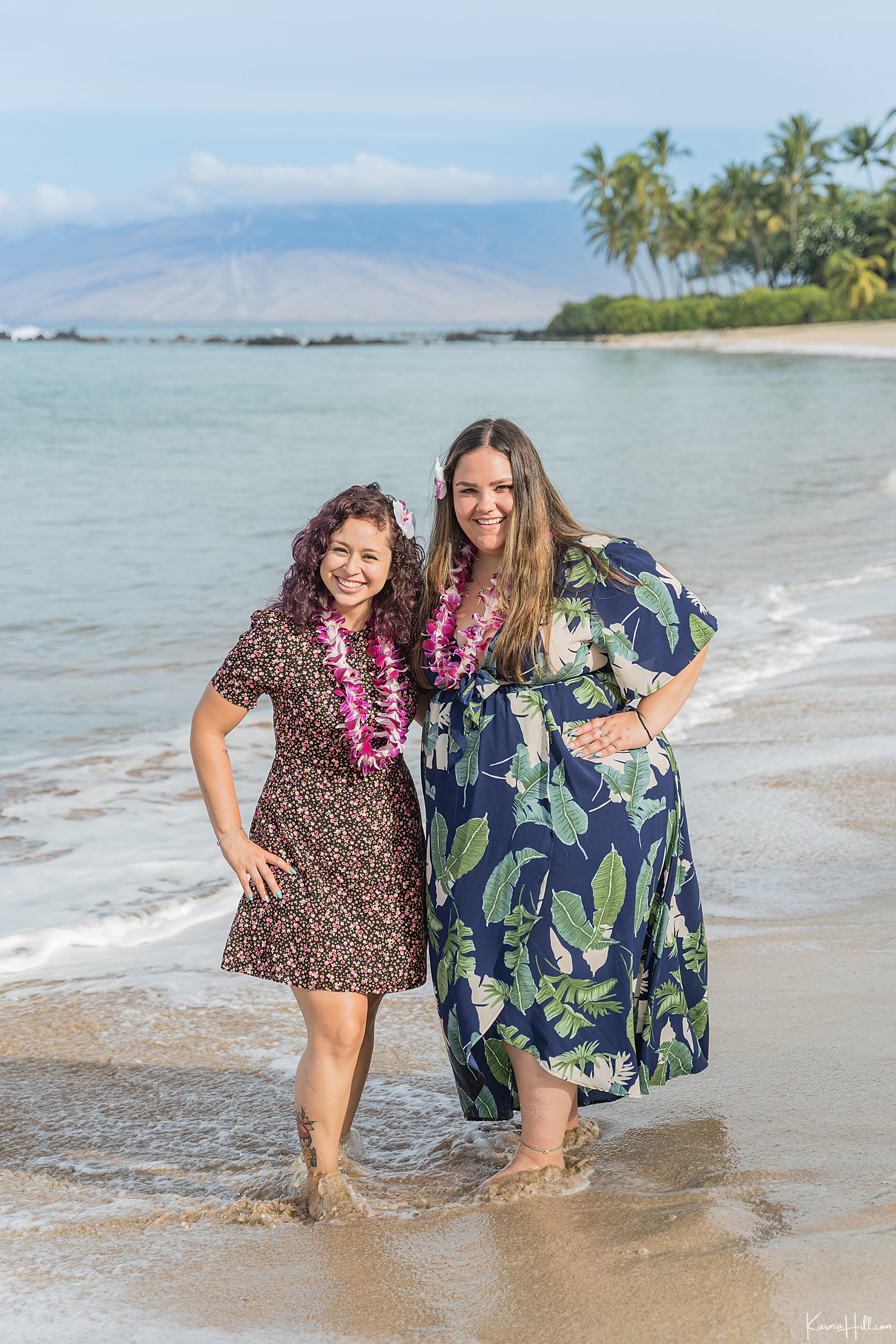 Sisters in law at Maui photo shoot