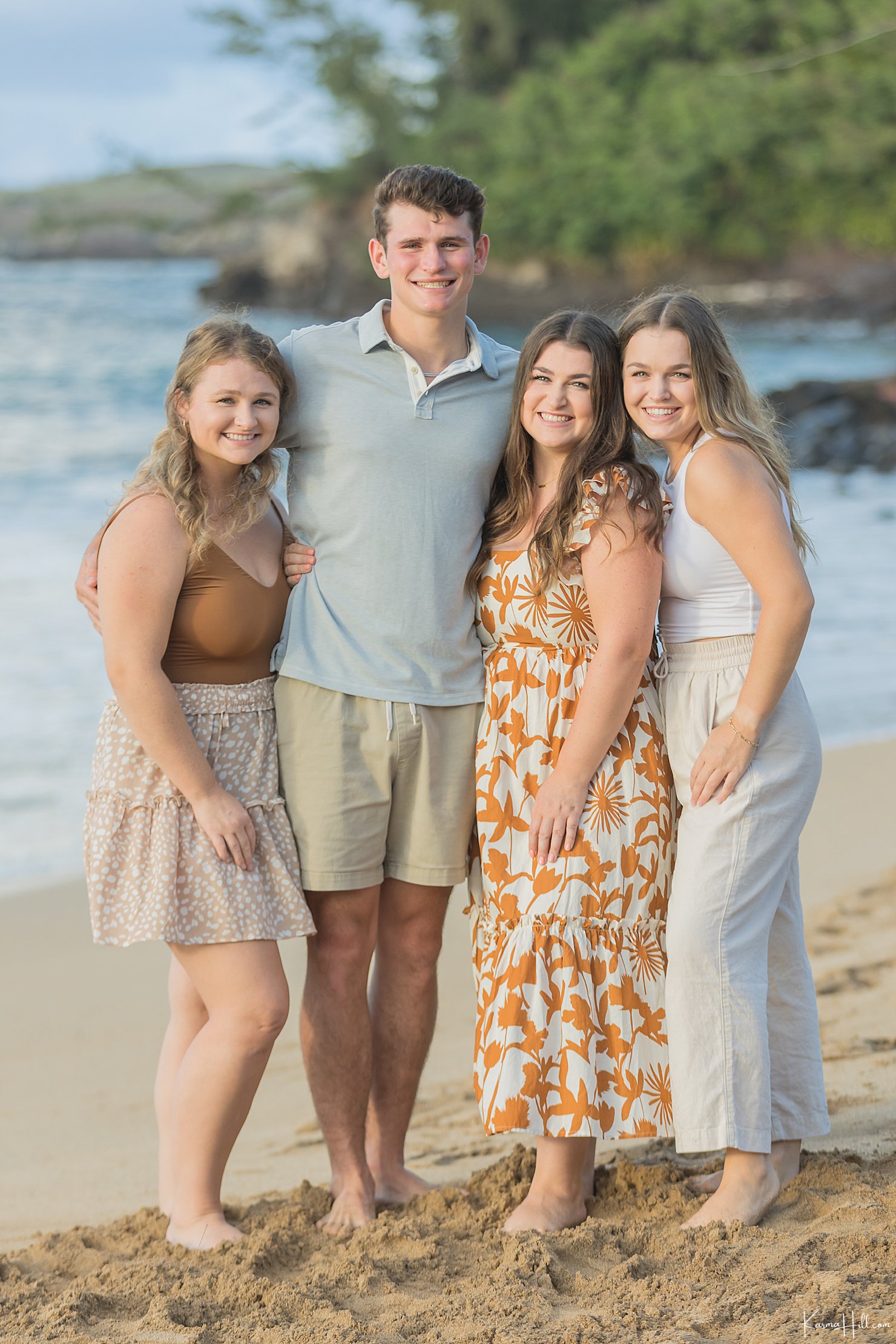 Maui Beach Photography with adult kids