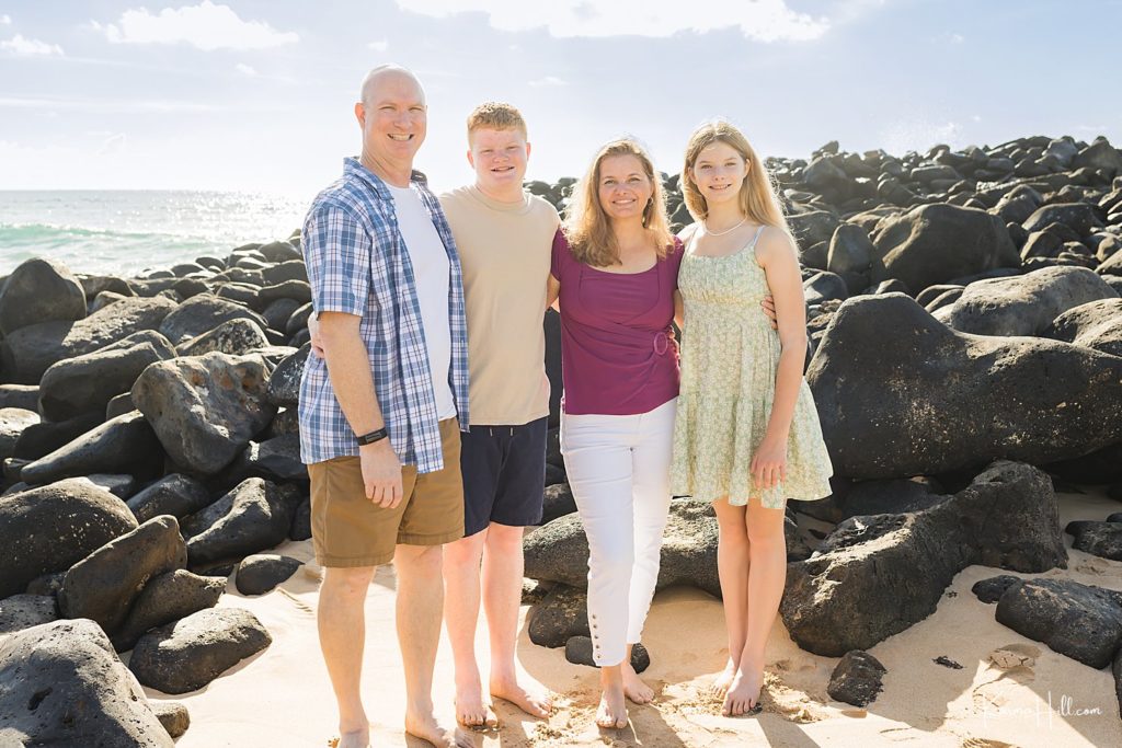Kauai Family Photography at Kealia Beach