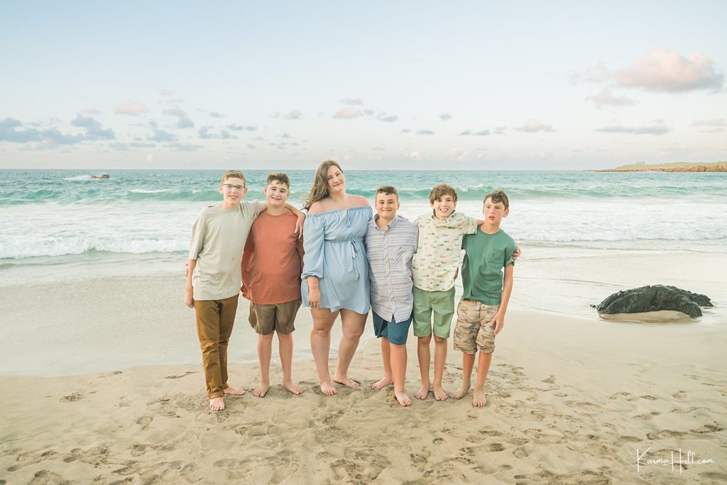 Maui Beach Portraits - aunt and nephews