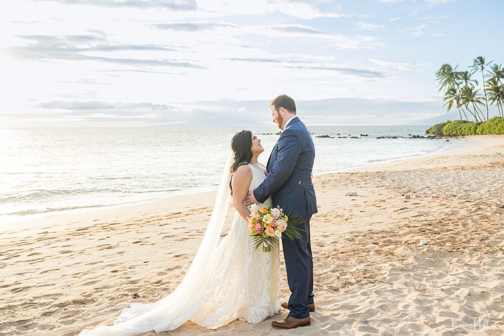 maui wedding on beach