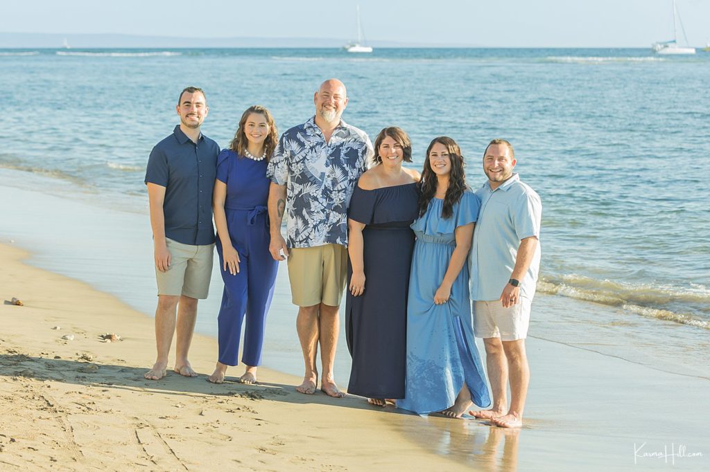 Maui Family Portraits with adult children
