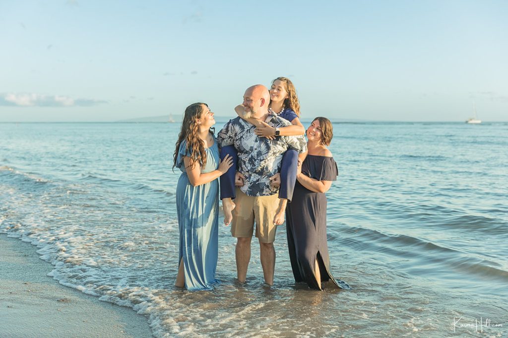 Maui Family Portraits with adult children