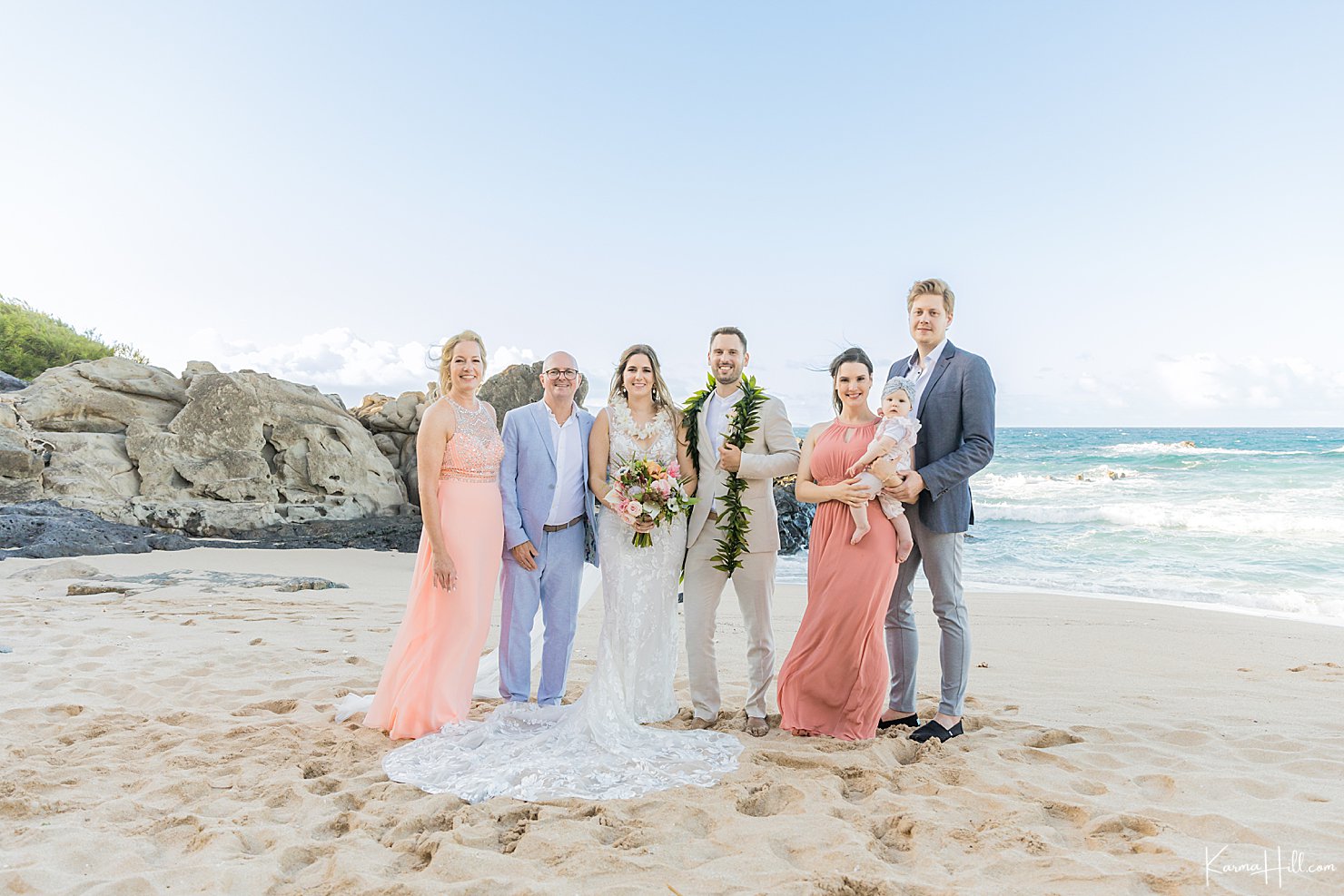 maui wedding on beach