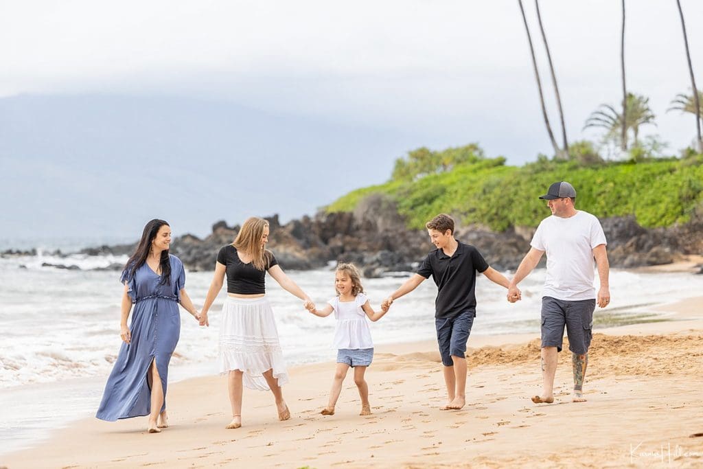 Returning With The Kids The Beckett's Maui Family Portrait