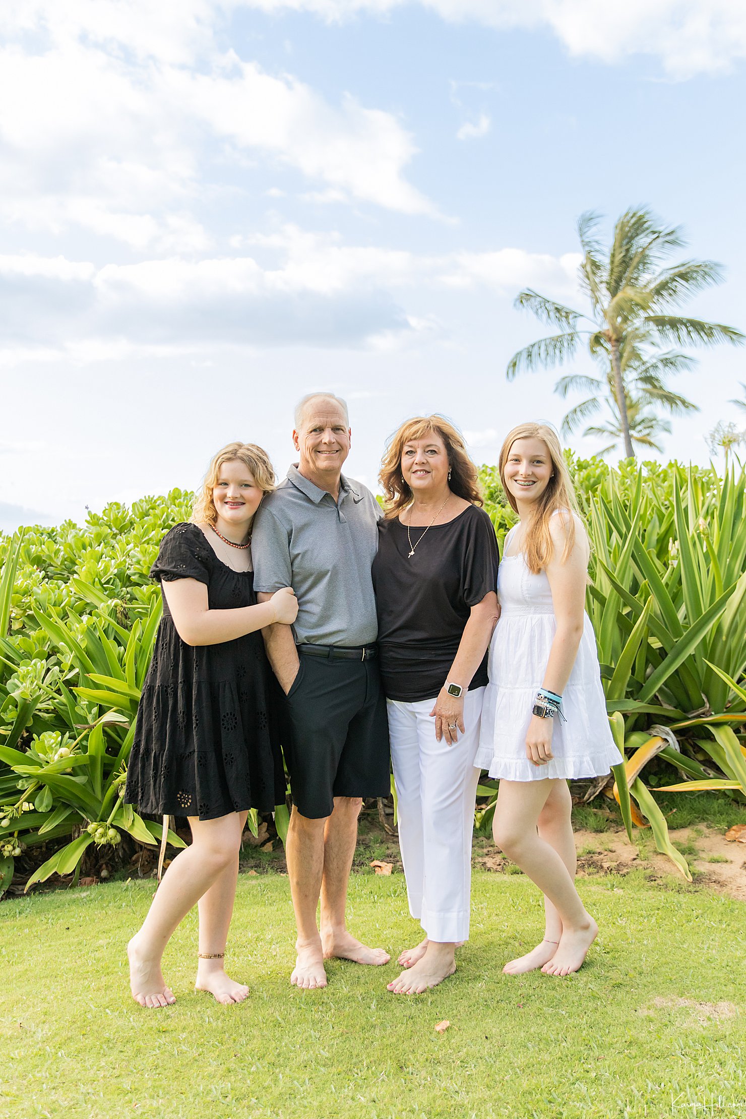 Professional Maui portraits with grandkids