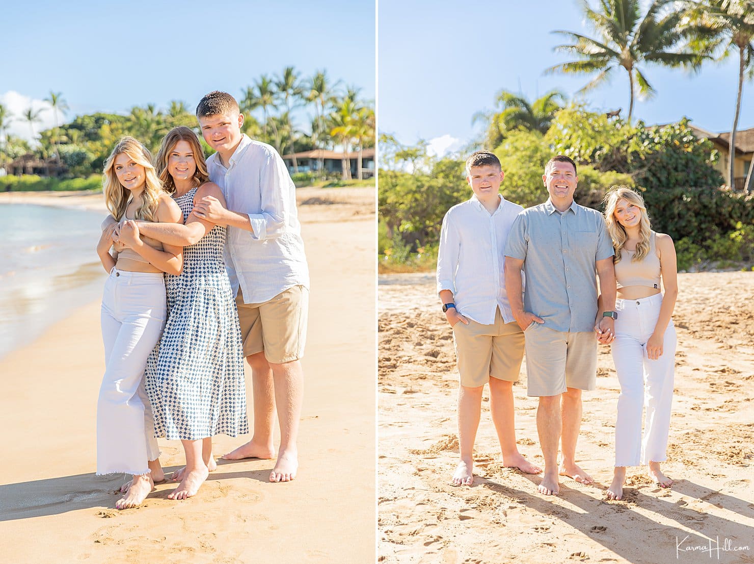 Morning Fun In The Sun - The Telenko's Maui Family Portrait
