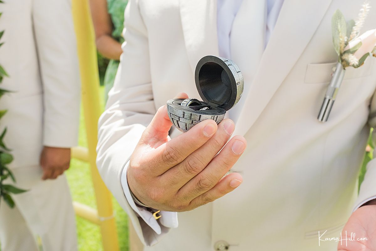 groom with ring 