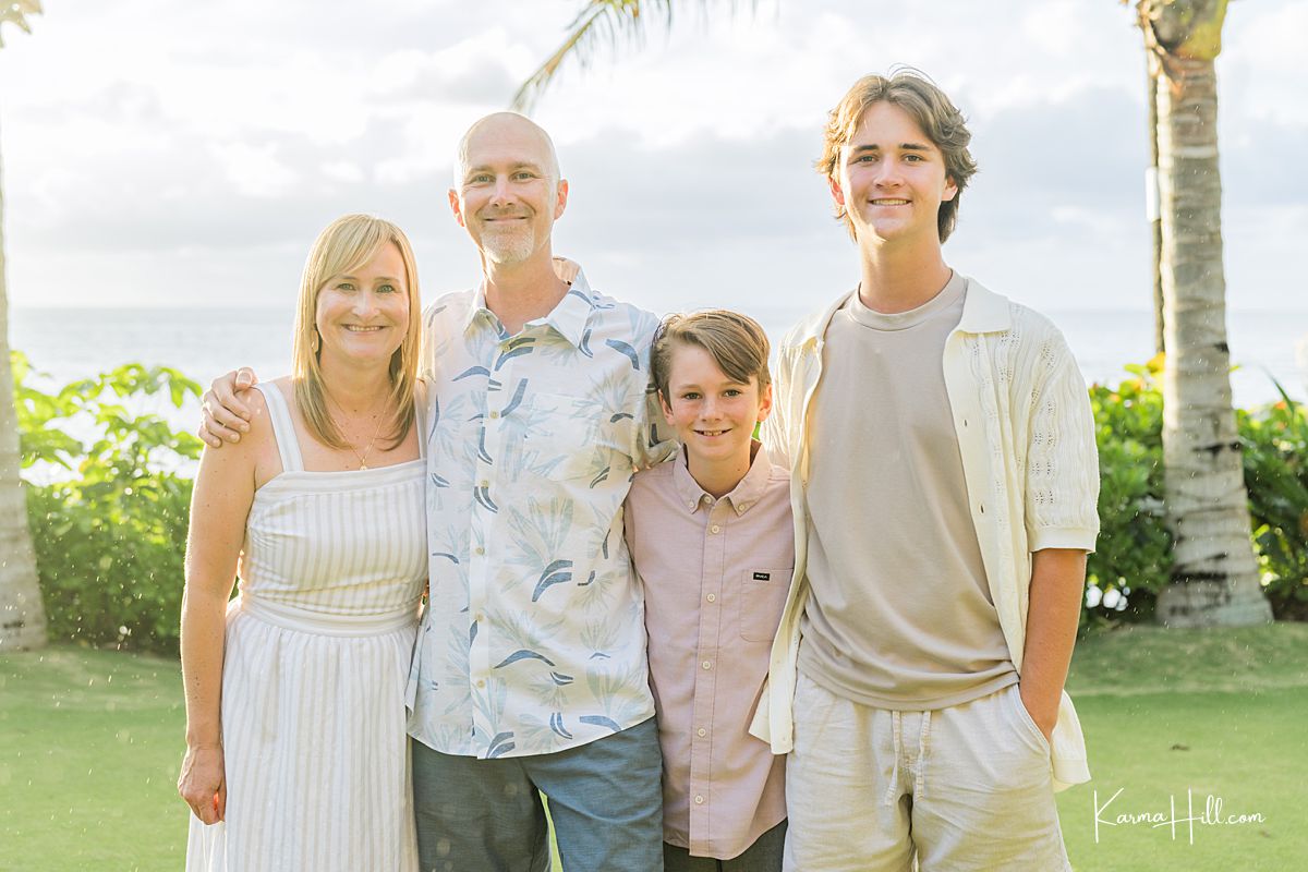 North Shore Family Portraits in Oahu, HI