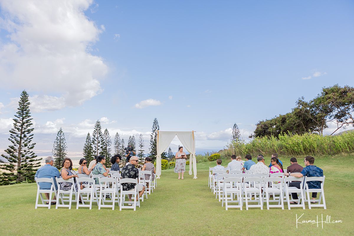 wedding photography in Maui at King Kamehameha Golf Club