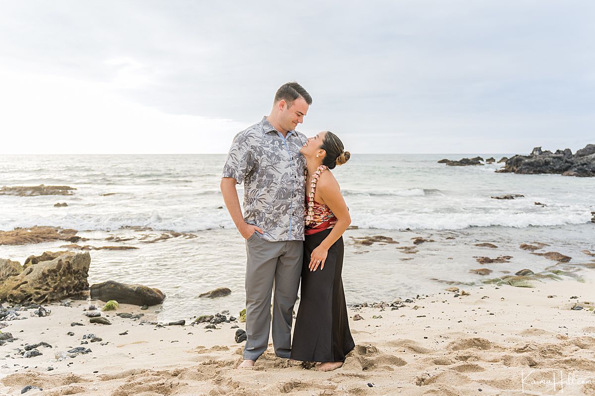 big island proposal portrait