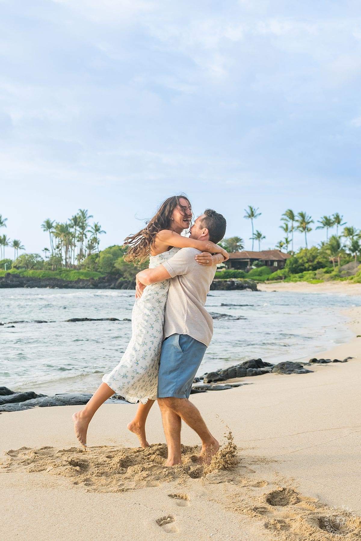 big island couples portrait 