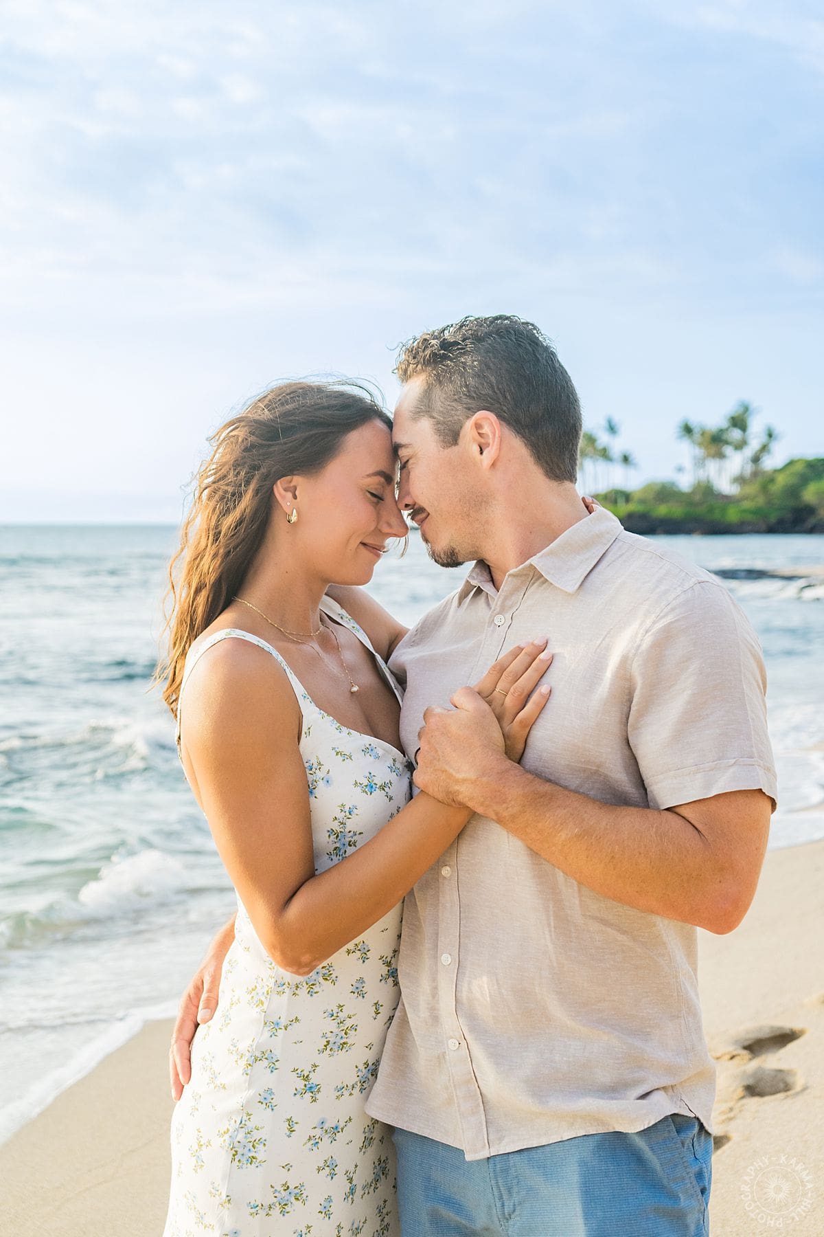 big island couples portrait 