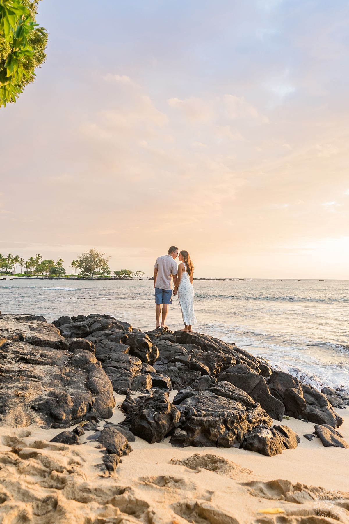 big island couples portrait 
