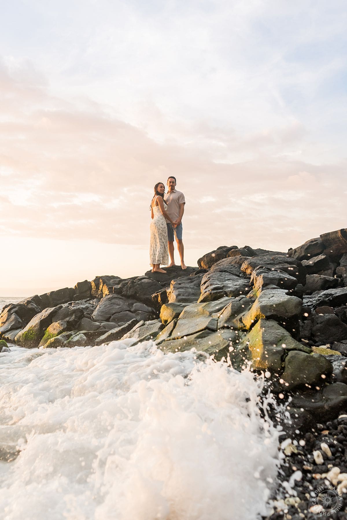 big island couples portrait 