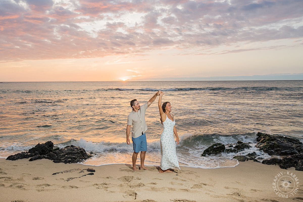 big island couples portrait 