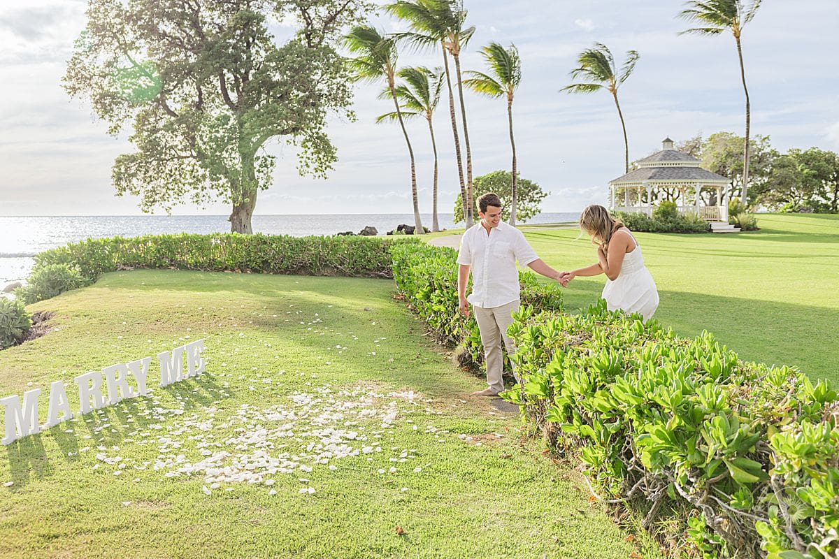 Big Island Proposal Portrait