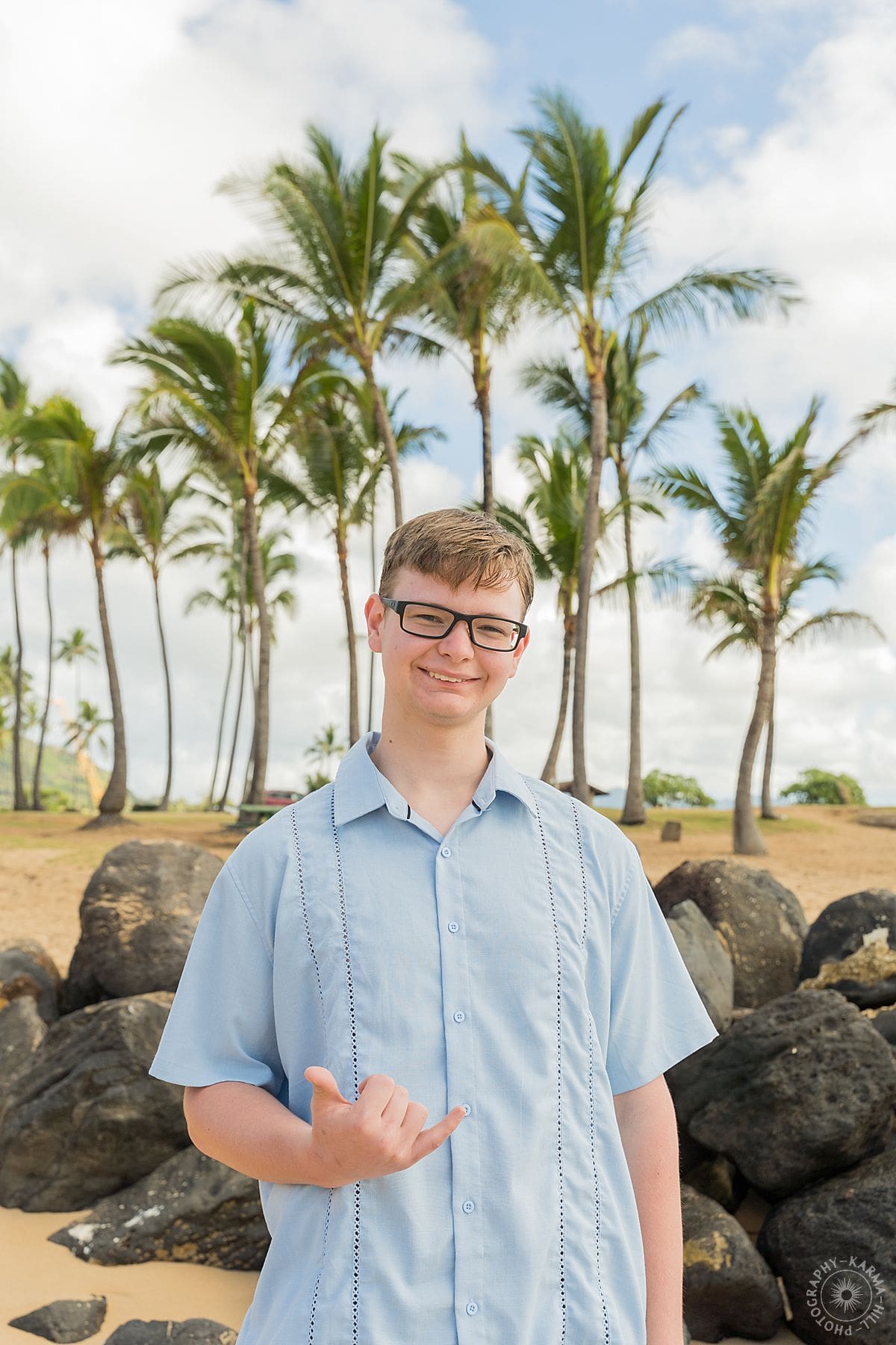 kauai senior portrait 
