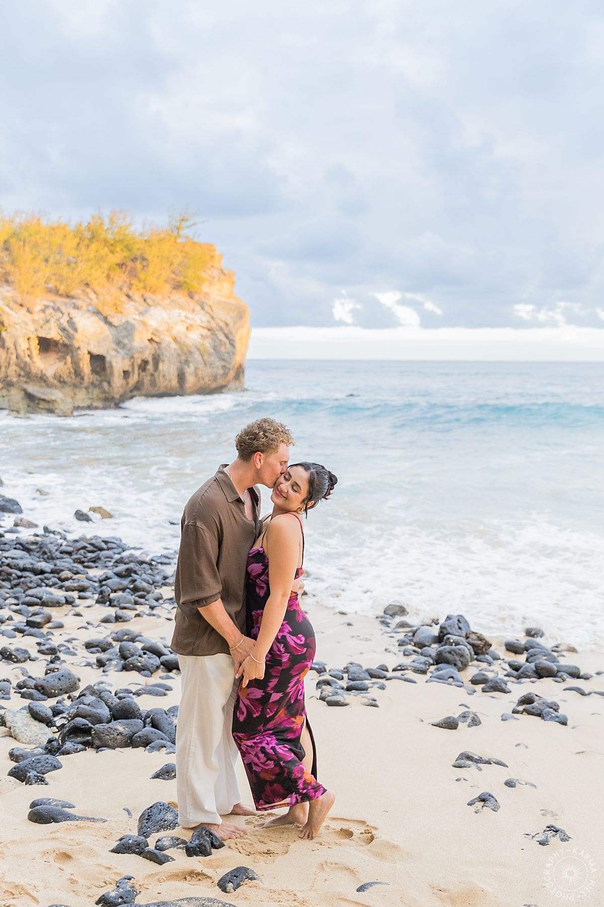 kauai proposal portrait