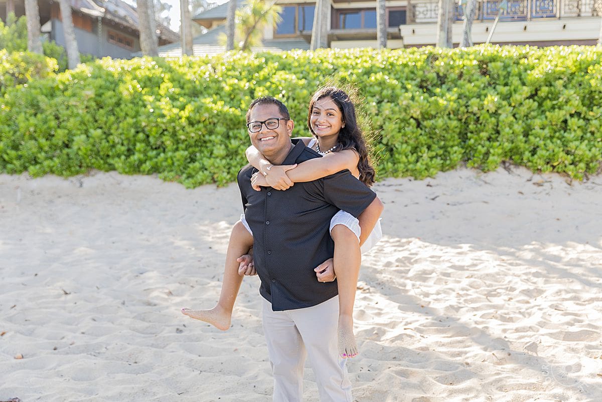 father and daughter in hawaii