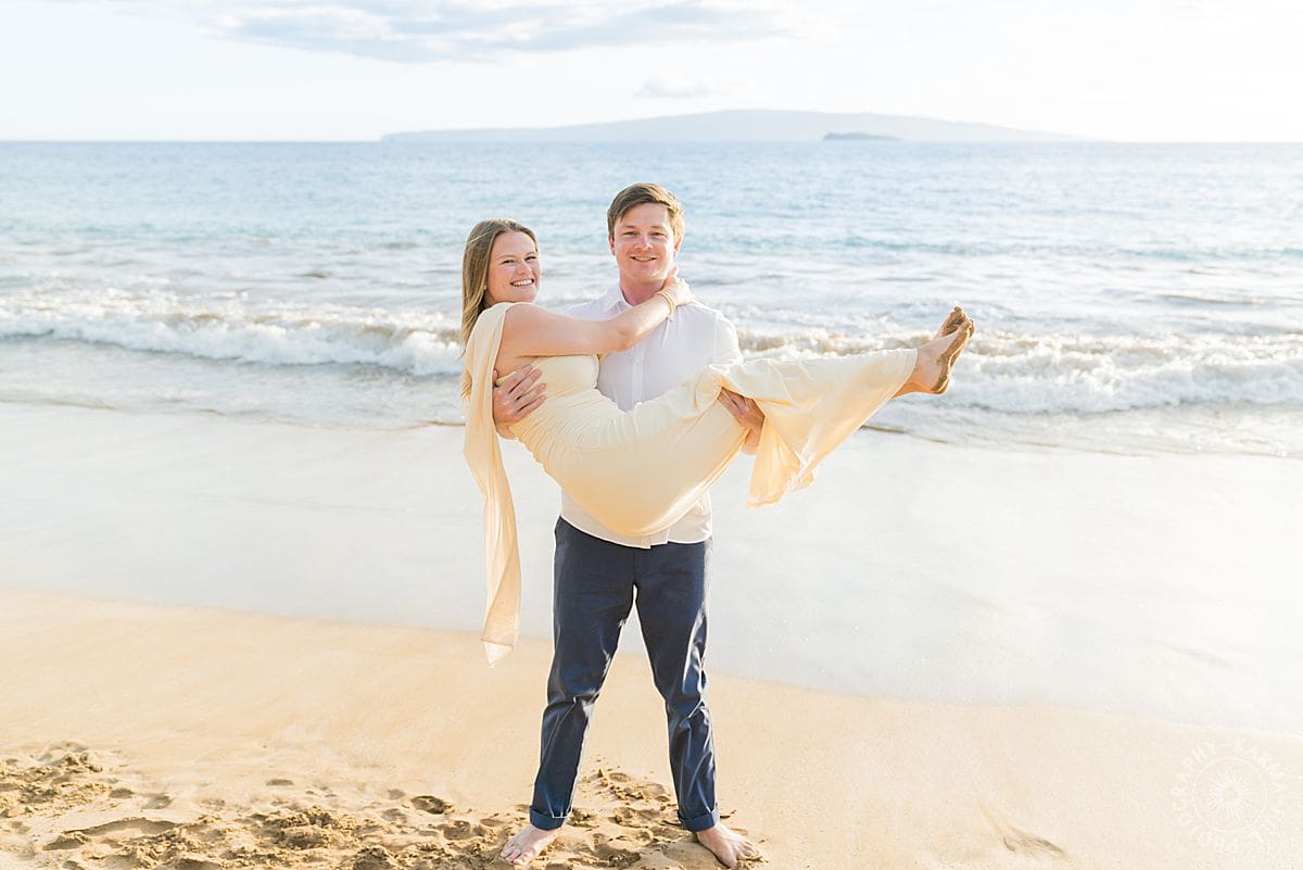 newly engaged couple