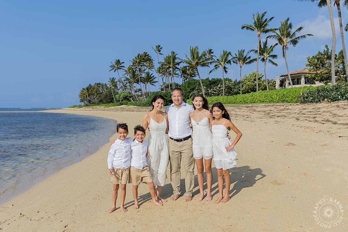 Oahu family portrait