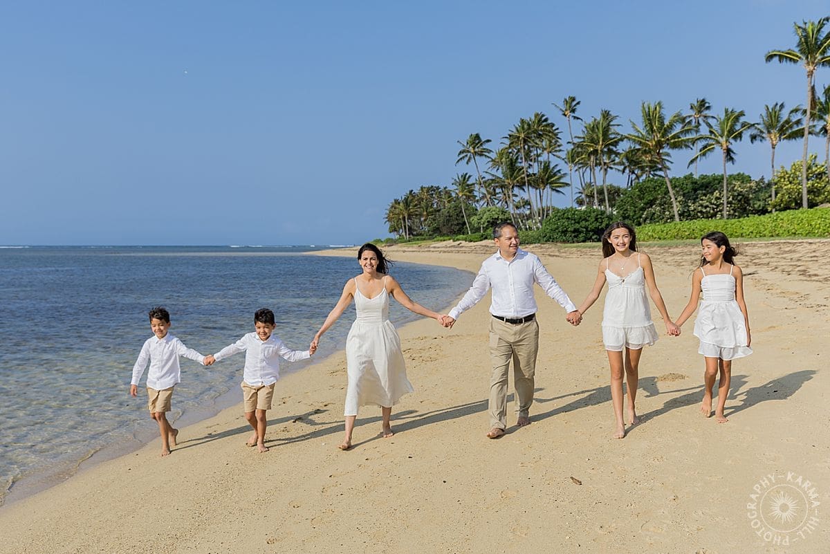 Oahu family portrait