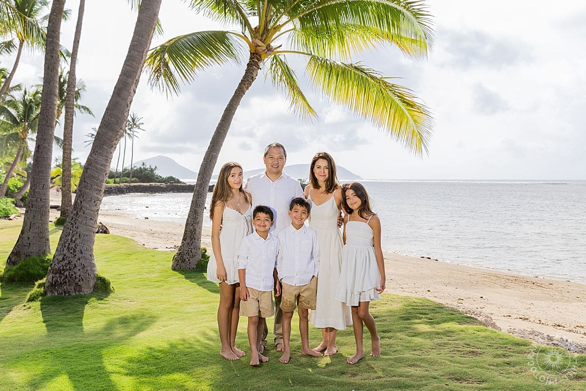 Oahu family portrait