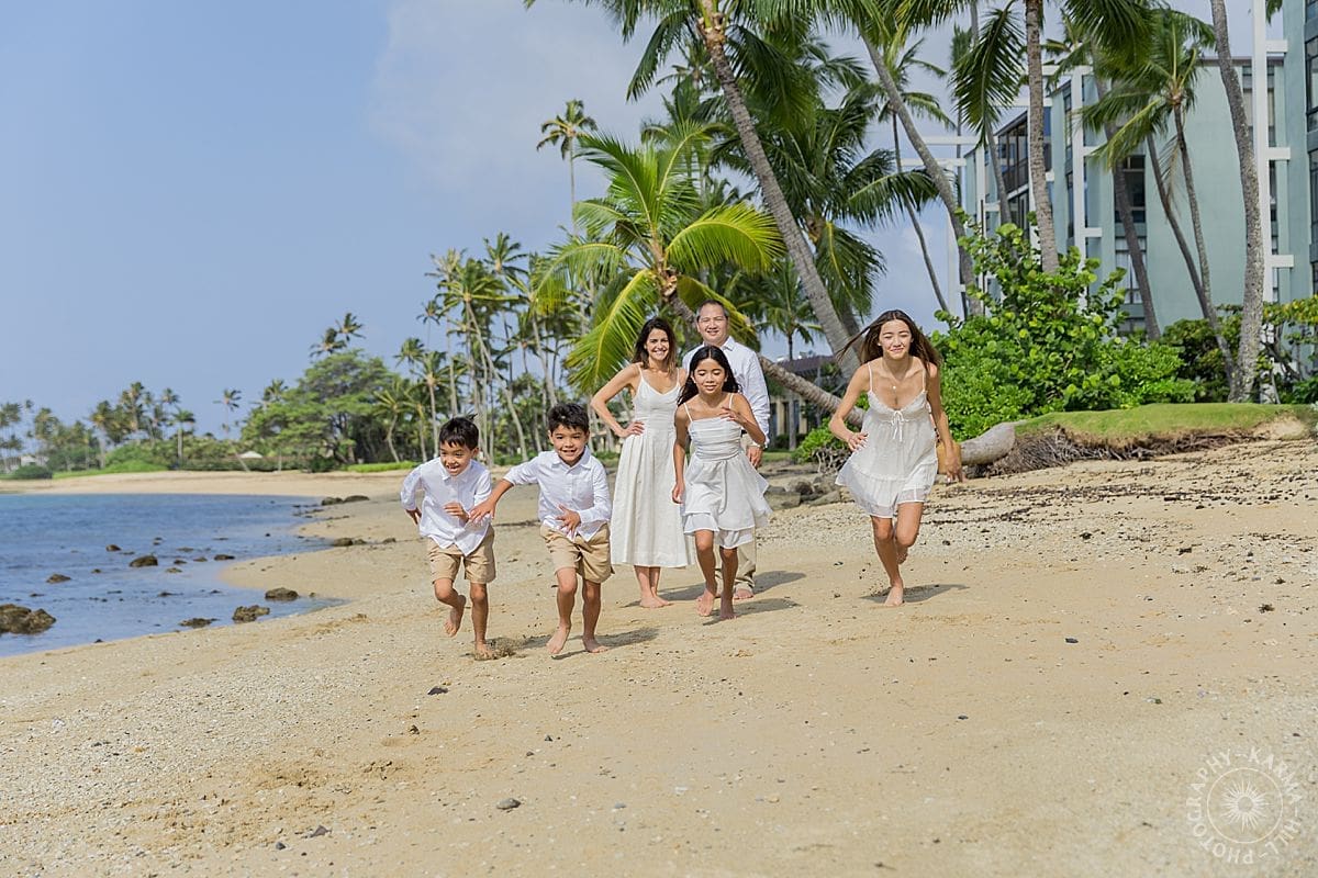 Oahu family portrait