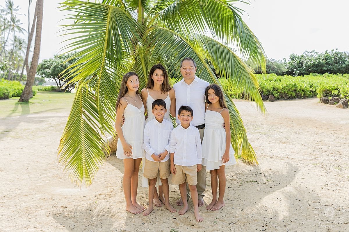 Oahu family portrait