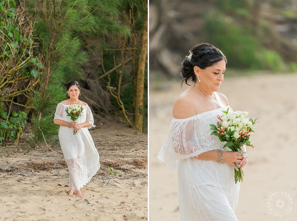 Maui beach elopement