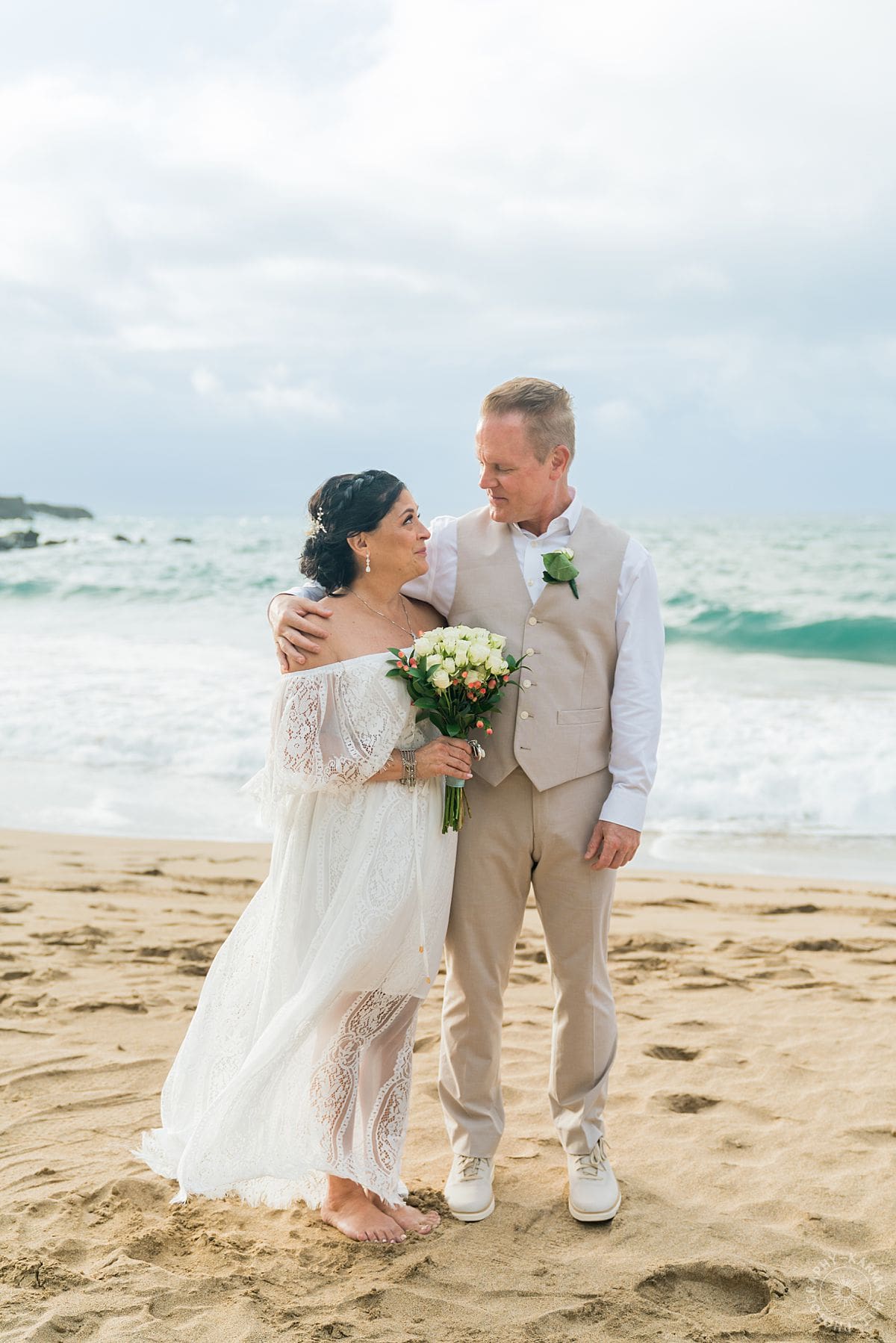 Maui beach elopement