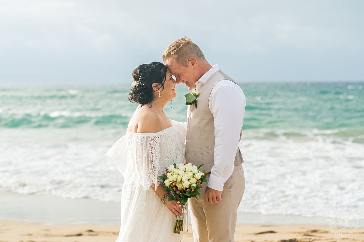 Maui beach elopement